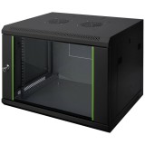 Assmann Digitus DN-19 12-U-SW állvány 12U Falra szerelhető állvány Fekete