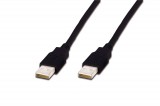 Assmann Digitus USB A, 3m USB kábel USB 2.0 Fekete