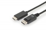 Assmann DisplayPort adapter cable, DP - HDMI type A 2m Black AK-340303-020-S