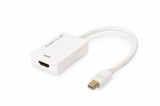 Assmann DisplayPort adapter cable, mini DP - HDMI type A AK-340416-002-W