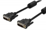 Assmann DVI connection cable, DVI-D (Single Link) (18+1) 2x ferrit 2m Black AK-320100-020-S