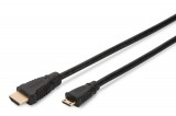 Assmann HDMI High Speed Ethernet connection cable HDMI - mini HDMI 2m Black AK-330106-020-S