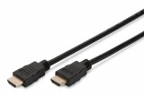 Assmann HDMI High Speed Ethernet connection cable type A M/M 1m Black AK-330107-010-S
