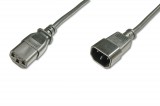 Assmann Power Cord extension cable, C14 - C13 1,2m Black AK-440201-012-S