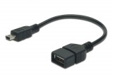 Assmann USB 2.0 adapter cable, OTG, type mini B - A AK-300310-002-S