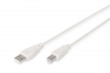 Assmann USB connection cable, type A - B 3m Beige AK-300102-030-E