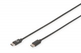 Assmann usb type-c connection cable, type c to c 1m black ak-300138-010-s