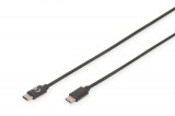 Assmann USB Type-C connection cable, type C to C 1m Black AK-300138-010-S