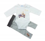 Asti 2 részes baba szett – Állatos mintával