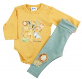 Asti 2 részes kisfiú szett szafaris mintával