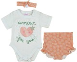 Asti 3 részes baba szett szívecskés mintával