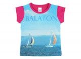 Asti Balaton rövid ujjú lányka póló (méret: 92-158)
