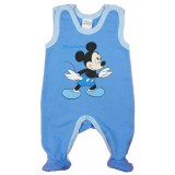 Asti Bébi ujjatlan rugdalozó bolyhos Karcsi királykék Mickey 68