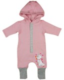 Asti Belül bolyhos, kapucnis baba overál Marie cica mintával