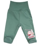 Asti Belül bolyhos kisfiú baba nadrág kismajom mintával