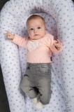 Asti Dorko DRK mintával nyomott hosszú ujjú baba body