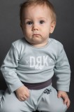 Asti Dorko DRK mintával nyomott hosszú ujjú baba body