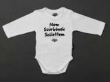 Asti Dorko DRK "Nem Szürkének Születtem" mintával nyomott hosszú ujjú baba body