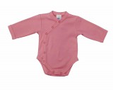 Asti Egyszínű, hosszú ujjú elöl patentos baba body
