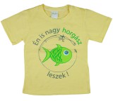 Asti "Én is nagy horgász leszek!" feliratos rövid ujjú fiú póló