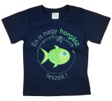 Asti "Én is nagy horgász leszek!" feliratos rövid ujjú fiú póló