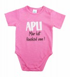 Asti Feliratos rövid ujjú baba body