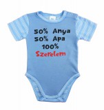 Asti Feliratos rövid ujjú baba body