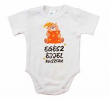 Asti Feliratos rövid ujjú baba body