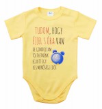 Asti Feliratos rövid ujjú baba body