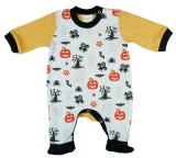 Asti Halloween mintás hosszú ujjú baba rugdalózó