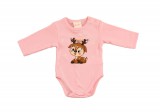 Asti Hosszú ujjú baba body karácsonyi mintával