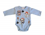 Asti Hosszú ujjú baba body karácsonyi mintával