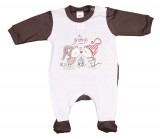 Asti Hosszú ujjú baba rugdalozó karácsonyi mintával