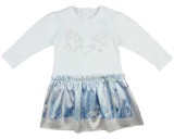 Asti Hosszú ujjú kislány ruha karácsonyi mintával