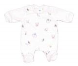 Asti Hosszú ujjú plüss baba rugdalozó jegesmedvés mintával