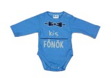 Asti Kis főnök feliratos hosszú ujjú baba body
