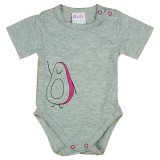 Asti Mini&Me rövid ujjú baba body Avokádó mintával
