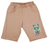 Asti Pamut fiú bermuda láma mintával