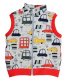 Asti Pamut mellény, autós mintával