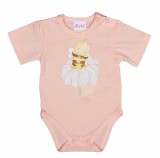 Asti Rövid ujjú baba body cuki Méhecske mintával