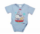 Asti Rövid ujjú baba body cuki Vitorlás mintával
