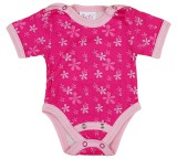 Asti Rövid ujjú dupla patentos baba body