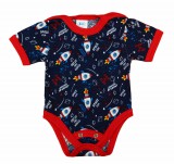 Asti Rövid ujjú dupla patentos baba body