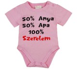 Asti Rövid ujjú feliratos baba body