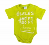 Asti Rövid ujjú feliratos baba body