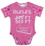 Asti Rövid ujjú feliratos baba body