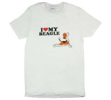 Asti Rövid ujjú férfi póló beagle mintával