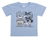 Asti Rövid ujjú fiú póló markoló és teherautó mintával