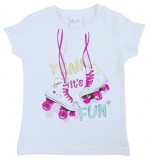 Asti Rövid ujjú lány póló görkori mintával