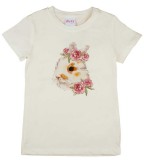 Asti Rövid ujjú lány póló nyuszis mintával